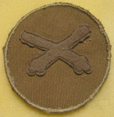 /US Army Patch FIELD ARTILLERY, ww1 - 1920s , for summenr uniform - Image 1 of 2