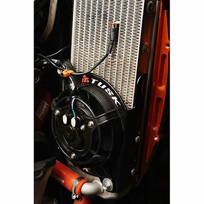 Kit de ventilador de radiador digital Tusk con termostato se adapta a: KTM HUSQVARNA 09-2016 SX SXF XC Foto 1 de 4