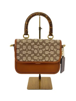 ТРЕНЕР наплечная сумка кожаный коричневый C6341 - Изображение 1 из 4