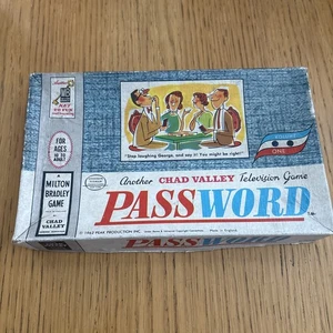 Vintage 1962 Password Board Game Milton Bradley - COMPLETE - Picture 1 of 3