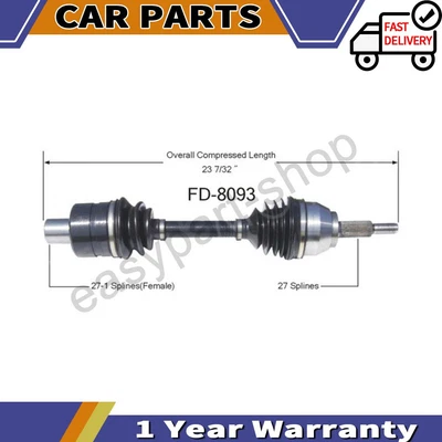 For 2002 2003 2004 2005 Ford Explorer / Sport Trac 4x4 Front Right CV Joint Axle - Image 1 of 3