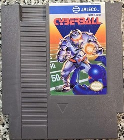 CYBERBALL Game Cartridge (Original Nintendo Entertainment System, 1992) NES. VG
