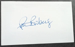 Pete Broberg - 1971 Debut Autographed 3x5 Index Card - Washington Senators - Picture 1 of 2