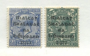 Ireland 1922 2 1/2d and 4d  mint o.g. hinged - Picture 1 of 1