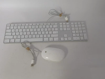 APPLE WIRELESS  KEYBOARD A1243 WITH MOUSE A1152 - Image 1 of 4