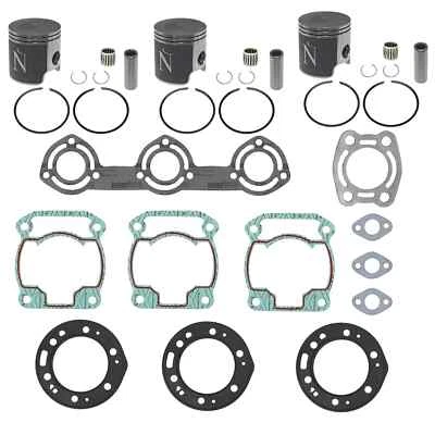 Kit de reconstrucción de extremo superior Polaris SL SLT 750 Namura juntas de pistones diámetro estándar 69,75 mm Foto 1 de 4