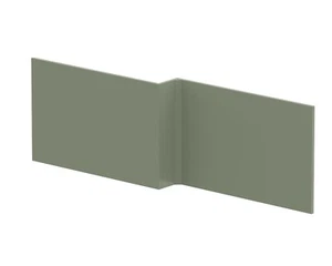 Square MDF Reversible Shower Bath Front Panel - 1700mm Stone Grey - Picture 1 of 2