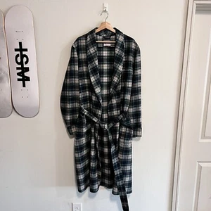 Vintage Pendleton Wool Robe Campbell Dress Tartan Plaid Unisex Size Large 90s 80 - Picture 1 of 5