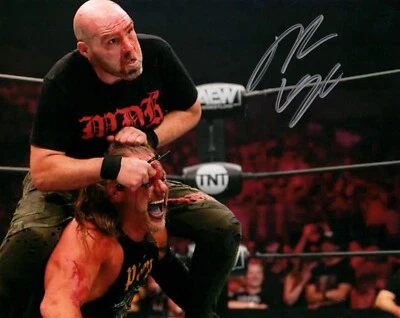 Nick Gage AEW Signed 8x10 Pro Wrestling Promo Photo Wrestler GCW Chris Jericho 2 - Image 1 of 4