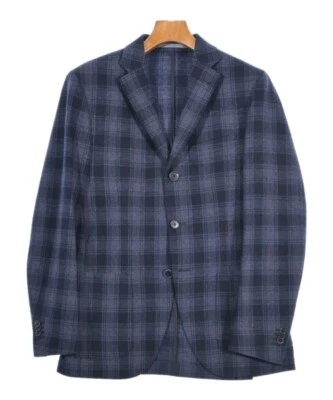 Cantarelli Tailored Jackets NavyxLight bluexOrange(Check Pattern) 2200562126028 - Image 1 of 4