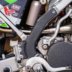 Black Frame Guards 2005-2007 Kawasaki KX250 Grip Tape Protectors KX 250 - Picture 1 of 3