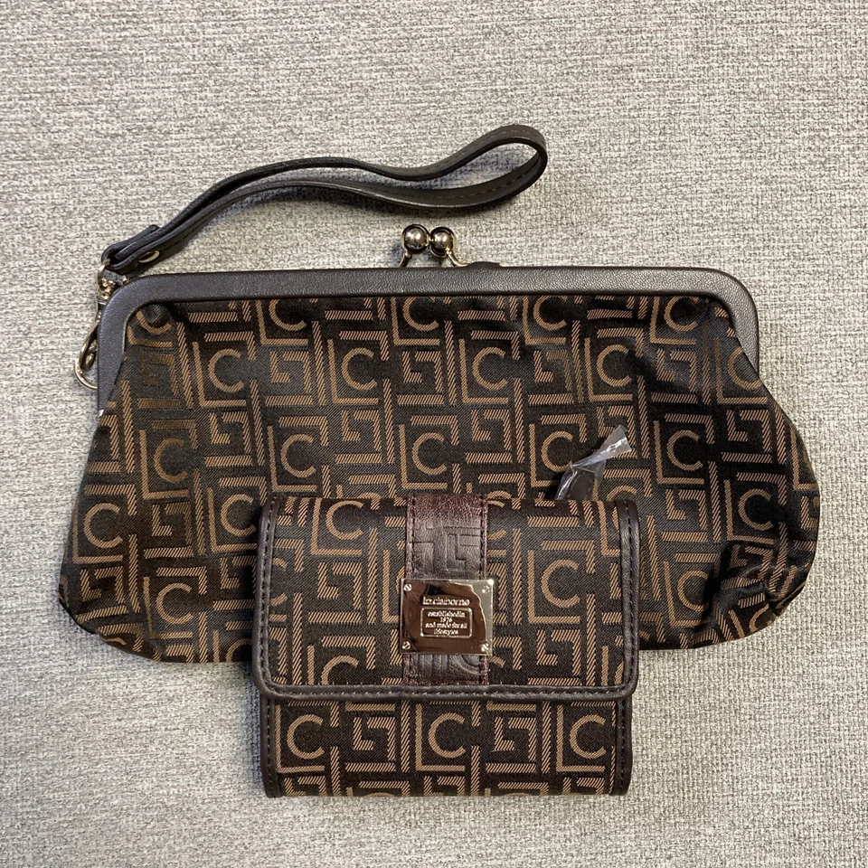 LIZ CLAIBORNE Set Of Two Brown Wallets - Image 1 of 4