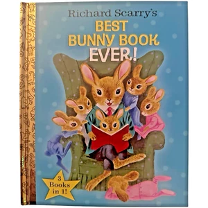 Richard Scarry's BEST BUNNY EVER! 3 Books in 1! HARDCOVER - Picture 1 of 2