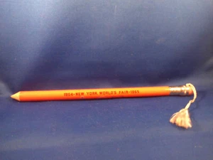 *VINTAGE ADVERTISING NEW YORK WORLD'S FAIR GIANT PENCIL 1964 - 1965 - Picture 1 of 4