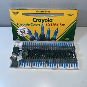 Vintage Crayola Favorite Colors 50 Superbright Light Set BLIZZARD BLUE 1996 - Picture 1 of 3