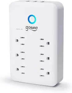 Gosund WiFi Smart Plug Outlet Extender 3 USB & 6 Steckdosen funktioniert mit Alex & Google - Bild 1 von 12