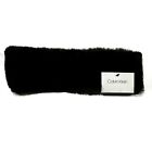 Bandeau Calvin Klein fausse fourrure coupe-oreille chauffe-oreille noir neuf avec étiquettes 34 $