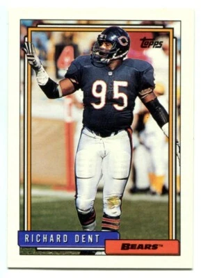 1992 Topps #128 Richard Dent Football Card - Chicago Bears - NFL HOF - Image 1 of 2