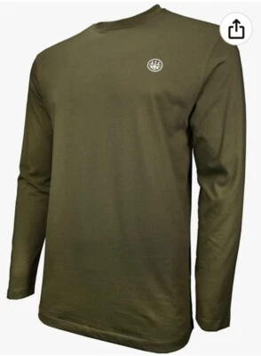 BERETTA EE. UU. LOGO COMPETICIÓN MANGA LARGA - VERDE MILITAR - TALLA L Foto 1 de 3