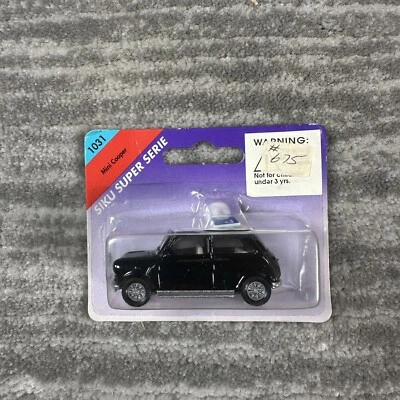 🔥 SIKU Mini Cooper Black Germany 1:55 Blister Package - Image 1 of 4