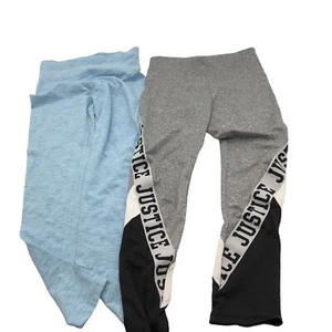 Justice Girls Size 10 Active Leggings BUNDLE Yoga Gym Athletic - Picture 1 of 7