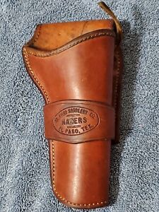 El Paso Saddlery #44 Leather Western Holster 4 3/4" Colt SA, Ruger etc. RH