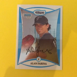 Bowman Chrome #BCP154 2008 Alan Farina Toronto Blue Jays - Imagen 1 de 2