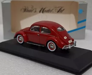 (5) Volkswagen VW Kafer Ovalwindow 1953-1957 Red 1:43 Minichamps 430052102 RARE! - Picture 1 of 16
