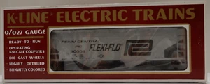 K-LINE O GAUGE PENN CENTRAL FLEXI-FLO PC 90008 Gray Hopper Car NEW - Picture 1 of 2