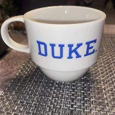 Duke University coffee cup. White With Blue Lettering Super Nice