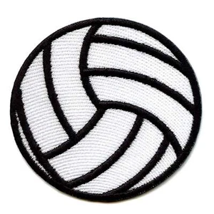 Volleyball Game Hobby Patch Team Spirit Sports Embroidered Iron On - Picture 1 of 2