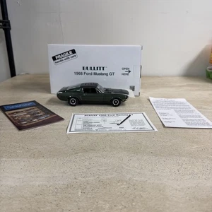 Ford *Bullitt*Mustang GT 1968 Danbury como nuevo con documentos+ modelo de antena trasera raro 1:24 - Imagen 1 de 12