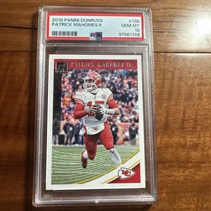 2018 Panini Donruss Patrick Mahomes II #138 PSA 10 - Picture 1 of 2
