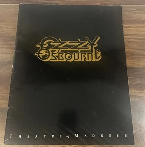 Ozzy Osbourn -Theatre of Madness 1991 Gira Versión EE. UU. Programa Libro de Recuerdo Leer - Imagen 1 de 24