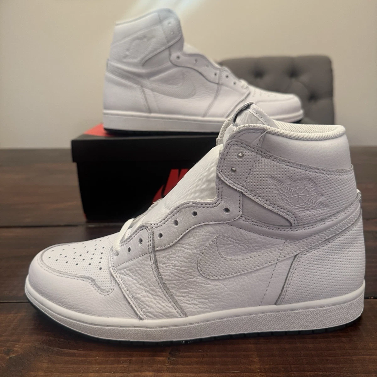 Jordan 1 Retro OG High White Perforated for Sale | Authenticity