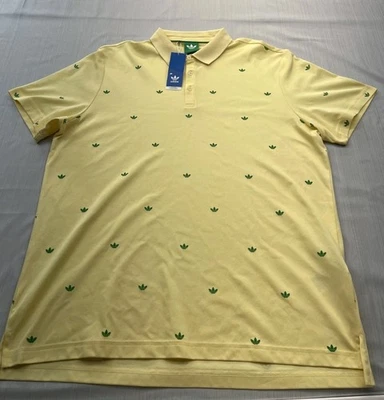 Nueva Camisa Polo de Golf Para Hombre Adidas Originales Estampada en Trifolio Talla XL Foto 1 de 4
