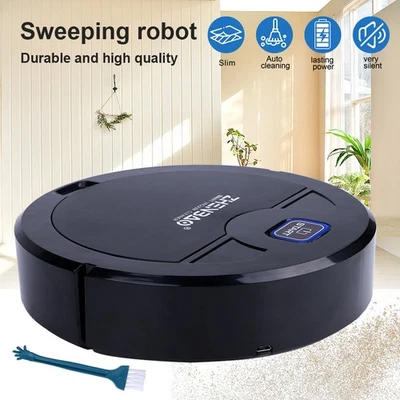 Smart Robot Vacuum Cleaner Home Automatic Sweeper Anti-Collision Rechargeable UK - Image 1 of 4