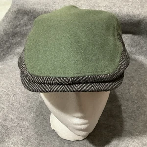 Boston Scally Co Hat Cap XS Green Wool Peaky Blinders Irish Newsboy Retro - Picture 1 of 9