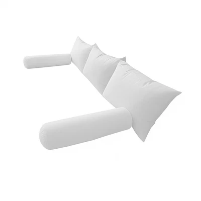 Cojín de almohada y respaldo tamaño doble relleno de fibra "INSERTAR SOLO" - Estilo 3 Foto 1 de 4