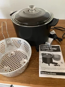 1997 Presto Küchen Wasserkocher Multikocher/Dampfgarer/Fritteuse Neu ohne Verpackung - Bild 1 von 9