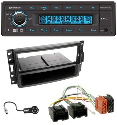 Continental MP3 DAB USB Bluetooth Autoradio für Chevrolet Corvette Uplander 05-1 - Bild 1 von 4