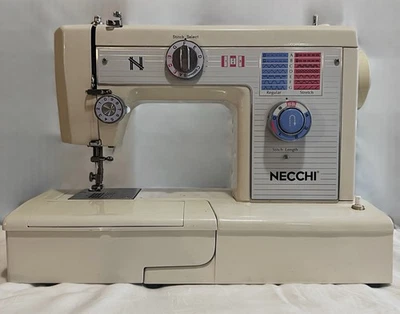 Necchi 525FA Mechanical Sewing Machine Tested – Smooth, Strong, Ready To Use - Image 1 of 4