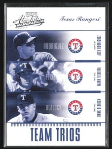 Alex Rodriguez/Blalock/Teixeira 2004 Playoff Absolute Team Trios /100 #TTR-2 - Picture 1 of 2