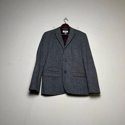 Retro Penguin Wool Blend Sport Coat Jacket Casual Men 42 Grey Red Lining Prep - Image 1 of 4