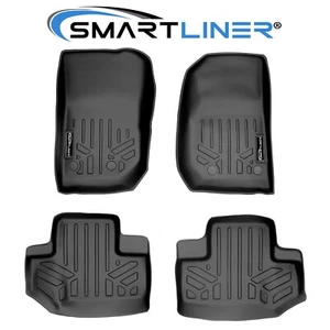 SMARTLINER Custom Fit Floor Mats 2014-2018 Jeep Wrangler 2 Door Model JK Body - Picture 1 of 4