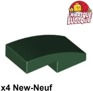 Lego 4x Slope curved pente courbe 1x2 vert foncé/dark green 11477 NEUF - Picture 1 of 1