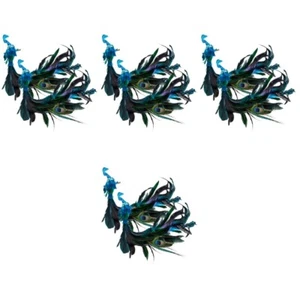 4 Pieces Simulationsvogel-Clip Für Dekoration Stern Künstlich Pfau Dekorationen - Bild 1 von 12