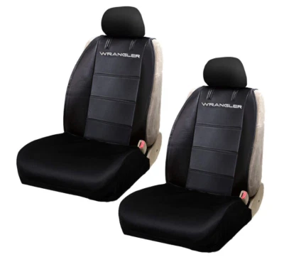 Nuevo JEEP WRANGLER Resistente Neopreno Coche Camión SUV 2 Fundas de Asiento Delantero Juego Foto 1 de 3