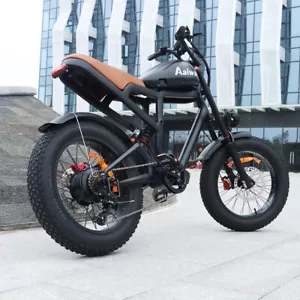 Electric Mountain Beach Bike E Motorcycle 38MPH 85Miles Long Range for 52V 30Ah - Picture 1 of 21