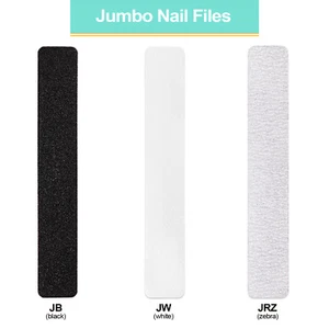PANA Jumbo Double-Sided Emery Board Nail Files for Mani, Gel & Acrylic - Picture 1 of 26